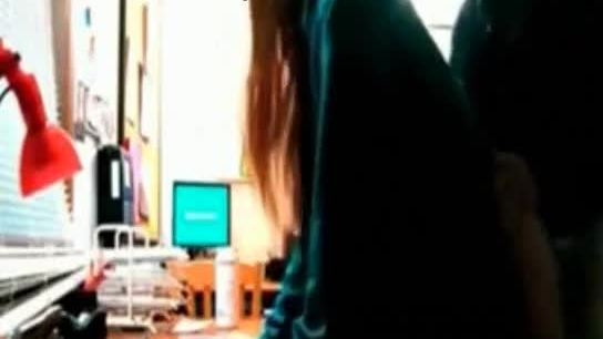 Teens fucking in dads office