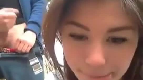 Blowjob from teen college babe and faciall