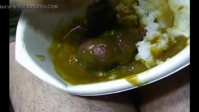 Penis entering special curry rice